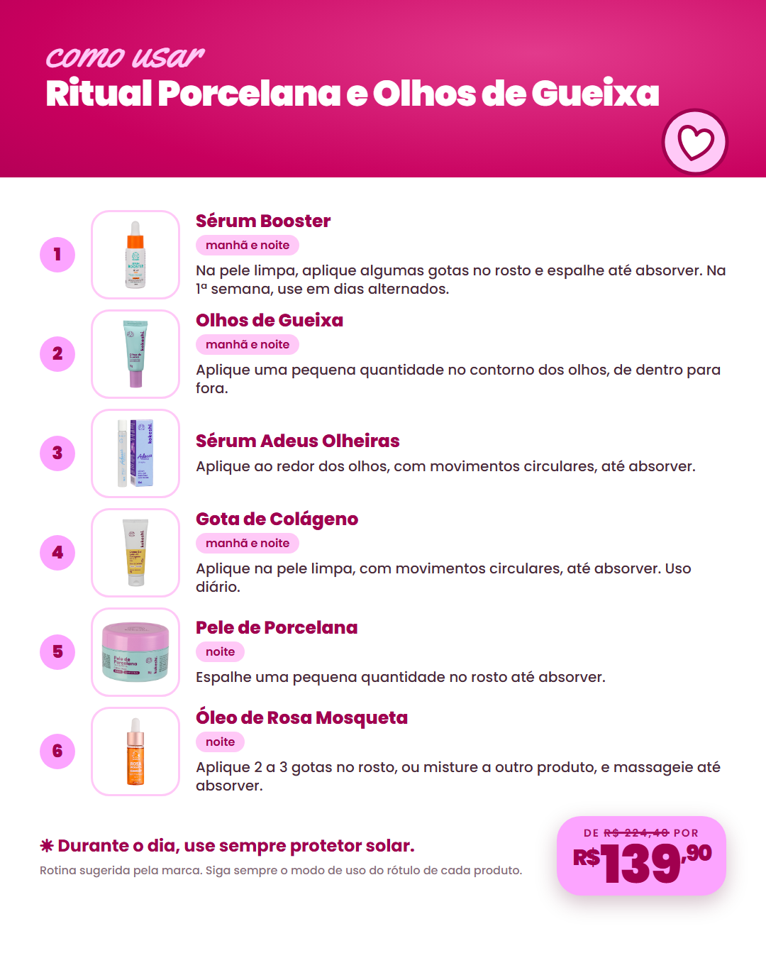 Ritual Porcelana e Olhos de Gueixa