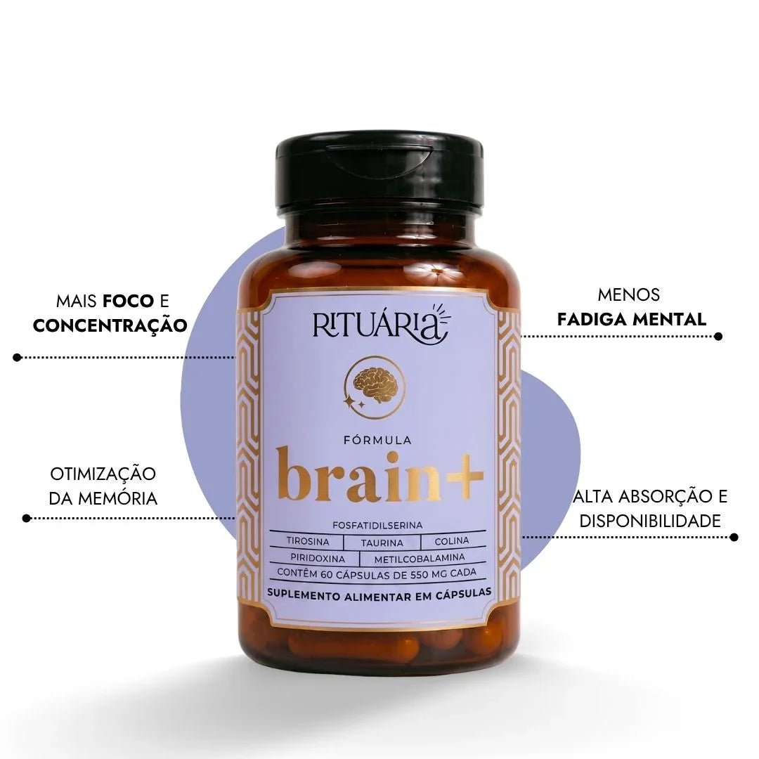 2x Fórmula Brain+ 60 Dias (60 Cápsulas)