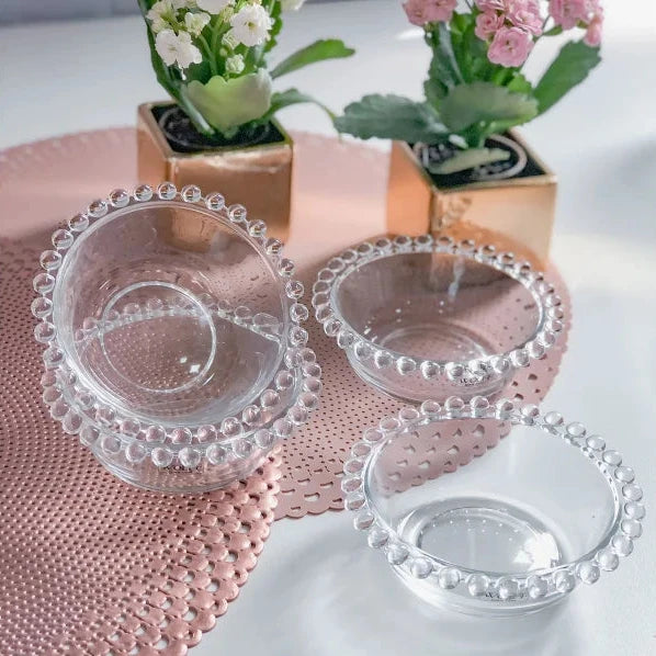 Conjunto 4 Bowls de Cristal Pearl