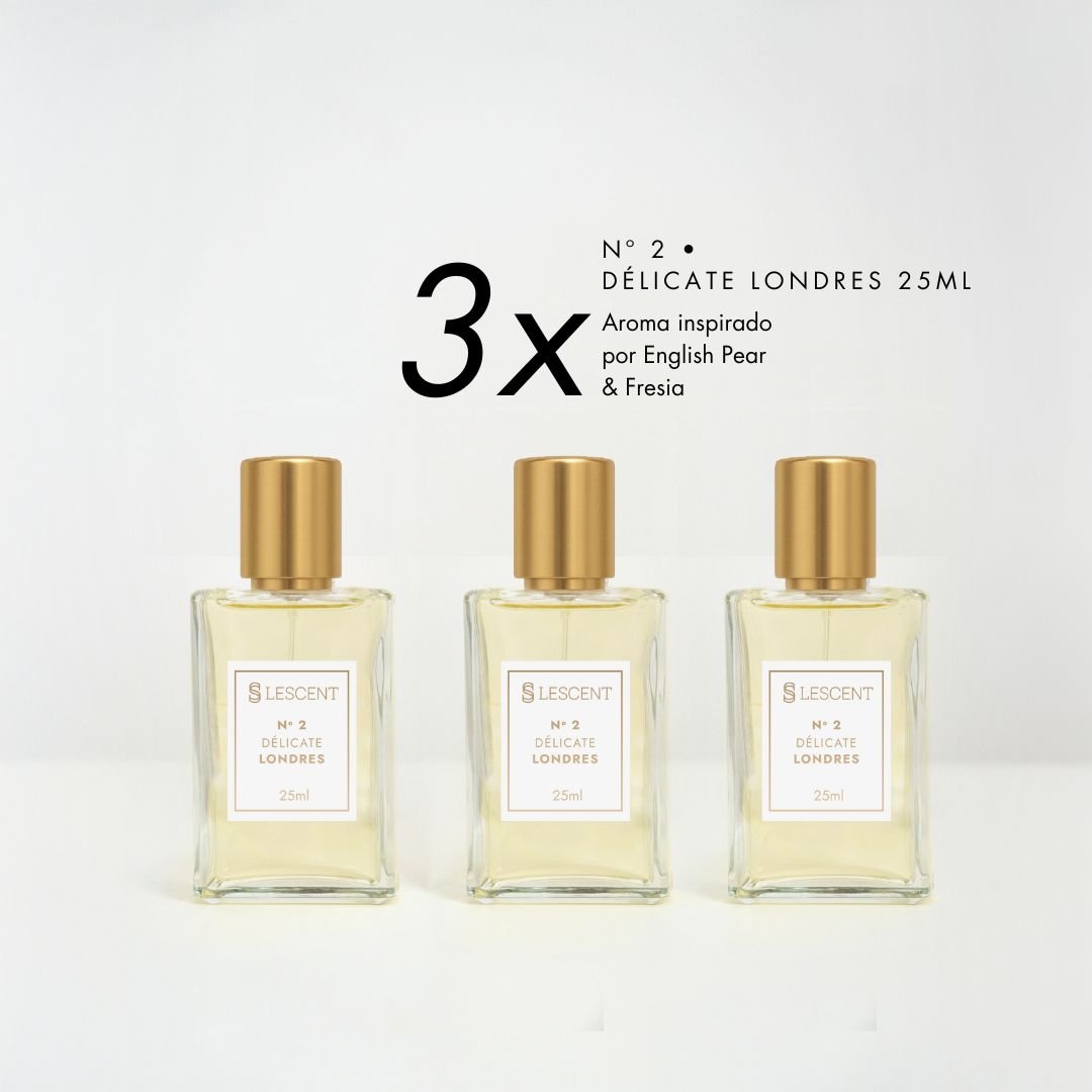 3x N2 • Délicate Londres - 25ml • Feminino (Freesia - Jo Malone)