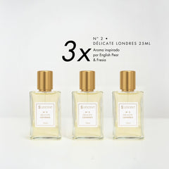 3x N2 • Délicate Londres - 25ml • Feminino (Freesia - Jo Malone)