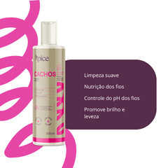 Kit Cachos Frizz Zero - Hair Balm, Shampoo, Condicionador, Ativador, Máscara e Gelatina