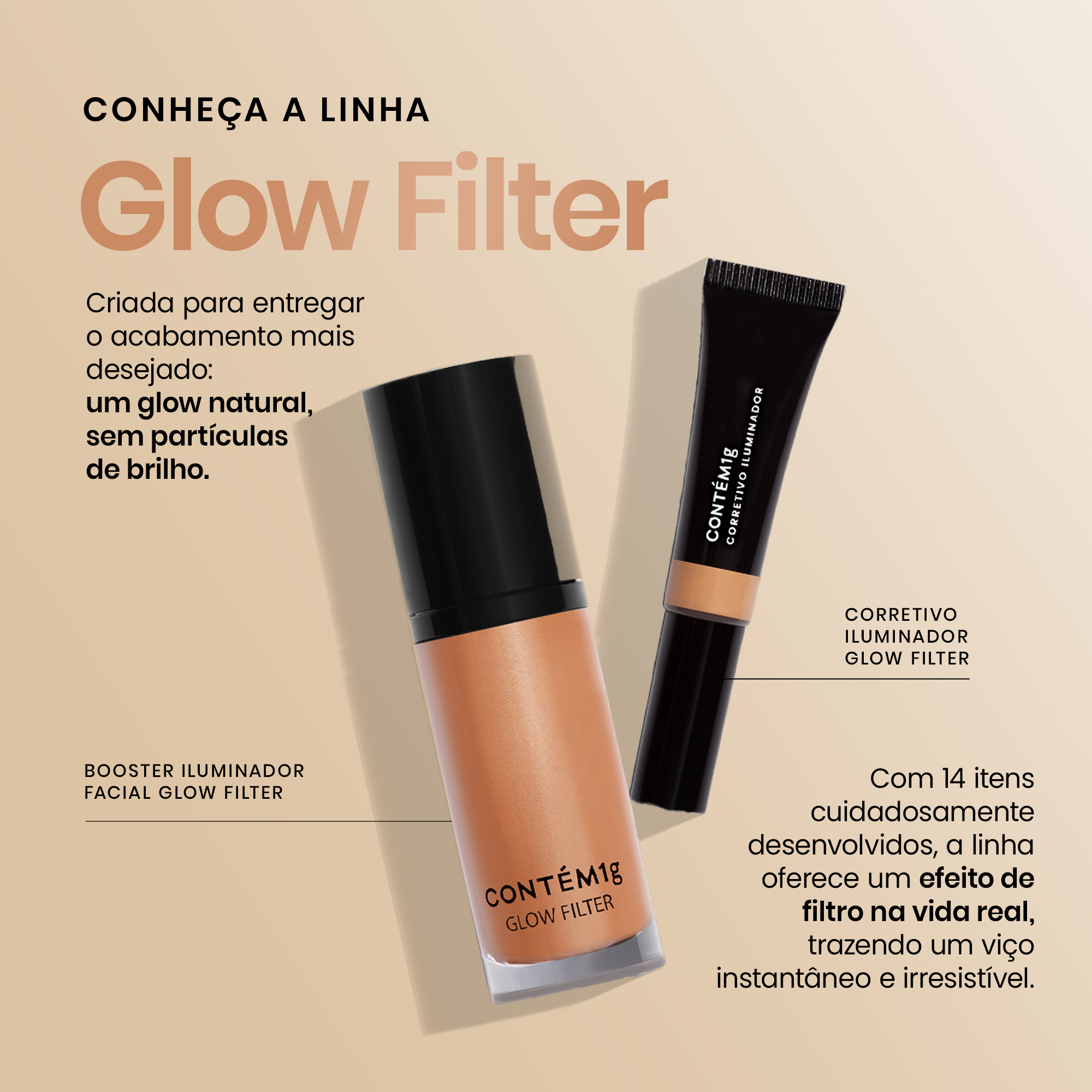 Booster Iluminador Facial Glow Filter