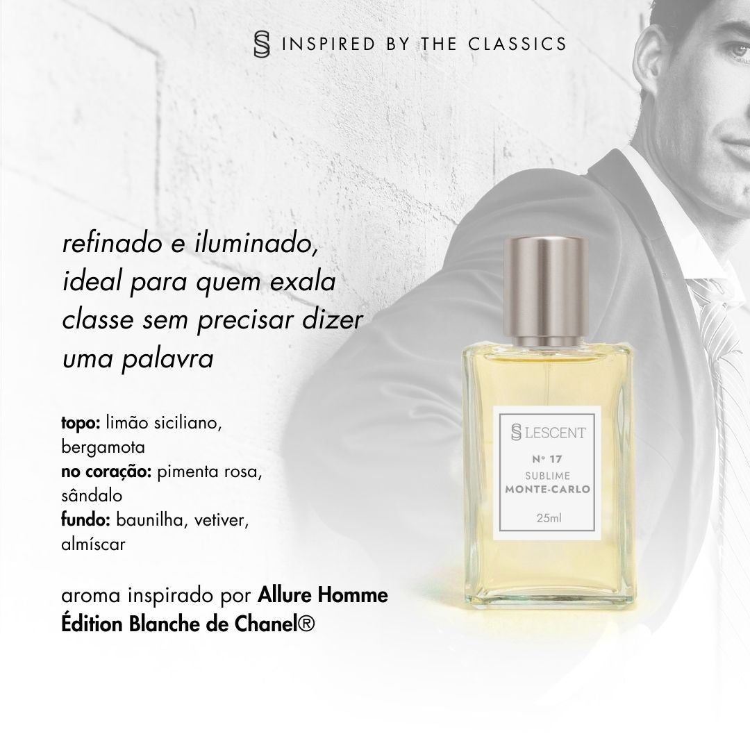 N17 • Sublime Monte-Carlo • Masculino (Allure Homme Édition Blanche - Chanel) - 25ml