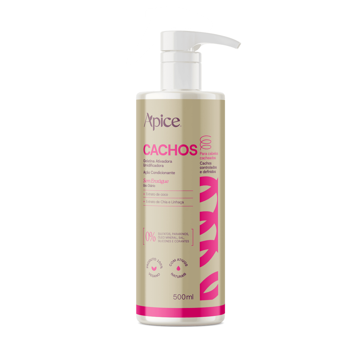 Gelatina Ativadora e Nutritiva Cachos Essence 500 ml