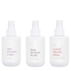 Kit 3x Home Spray | Lavanda, Cravo e Canela, Macadâmia e Ameixa