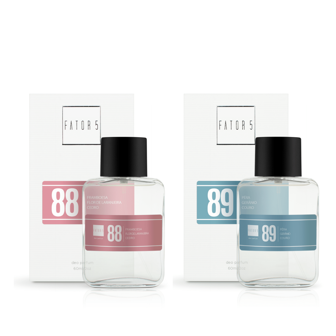 Kit Namorados Fator 5 | Perfumes 88 e 89