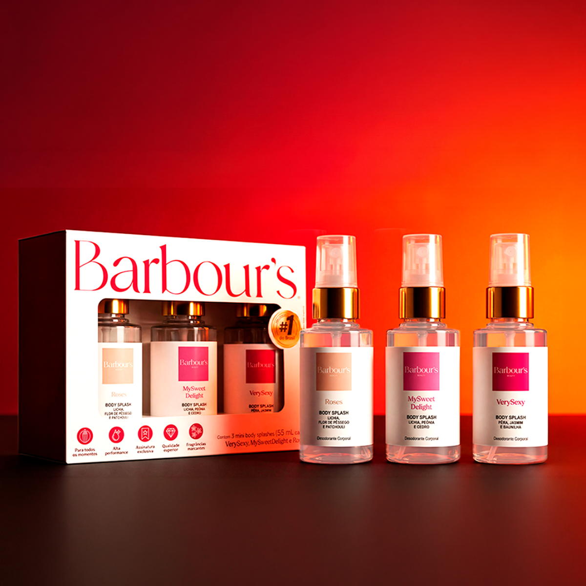 Kit Mini Body Splash - Trio Viral 55ml