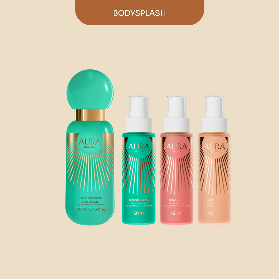 Kit Trilogia + Body Splash Afrodite Garden 100ml