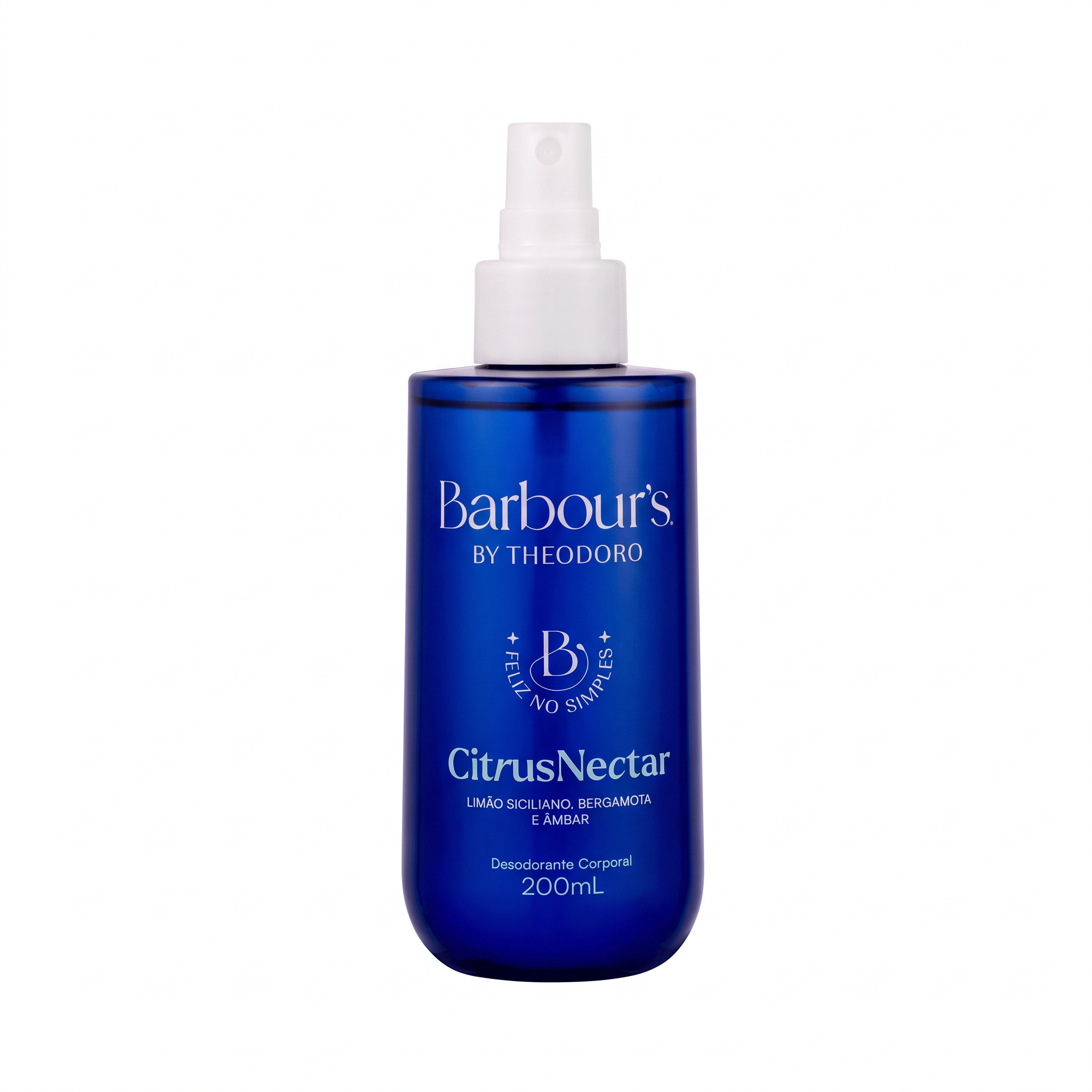 Body Splash Desodorante Corporal Citrus Nectar Feliz no Simples Barbour’s By Theodoro 200ml