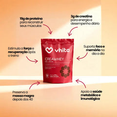Creawhey | 19g de Proteína e 3g de Creatina Por Dose