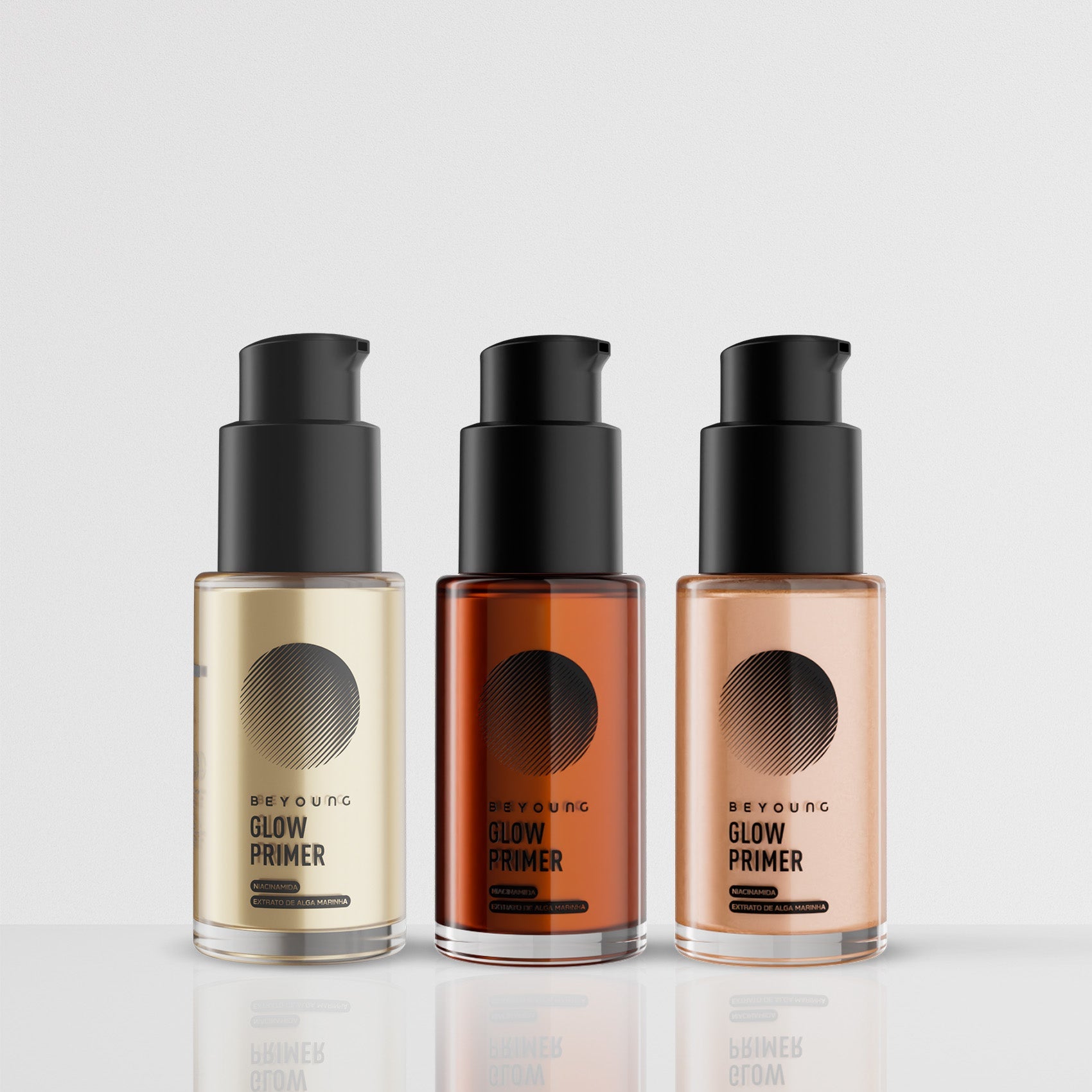 Combo Primer Facial Com Niacinamida e Efeito Lifting - 3 Produtos