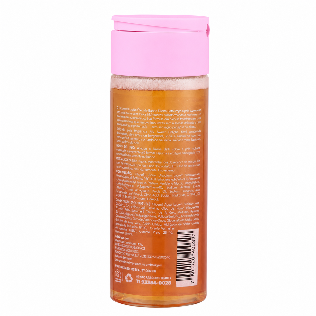 Divine Bath Sabonete Líquido Óleo de Banho  My Sweet Delight 120ml