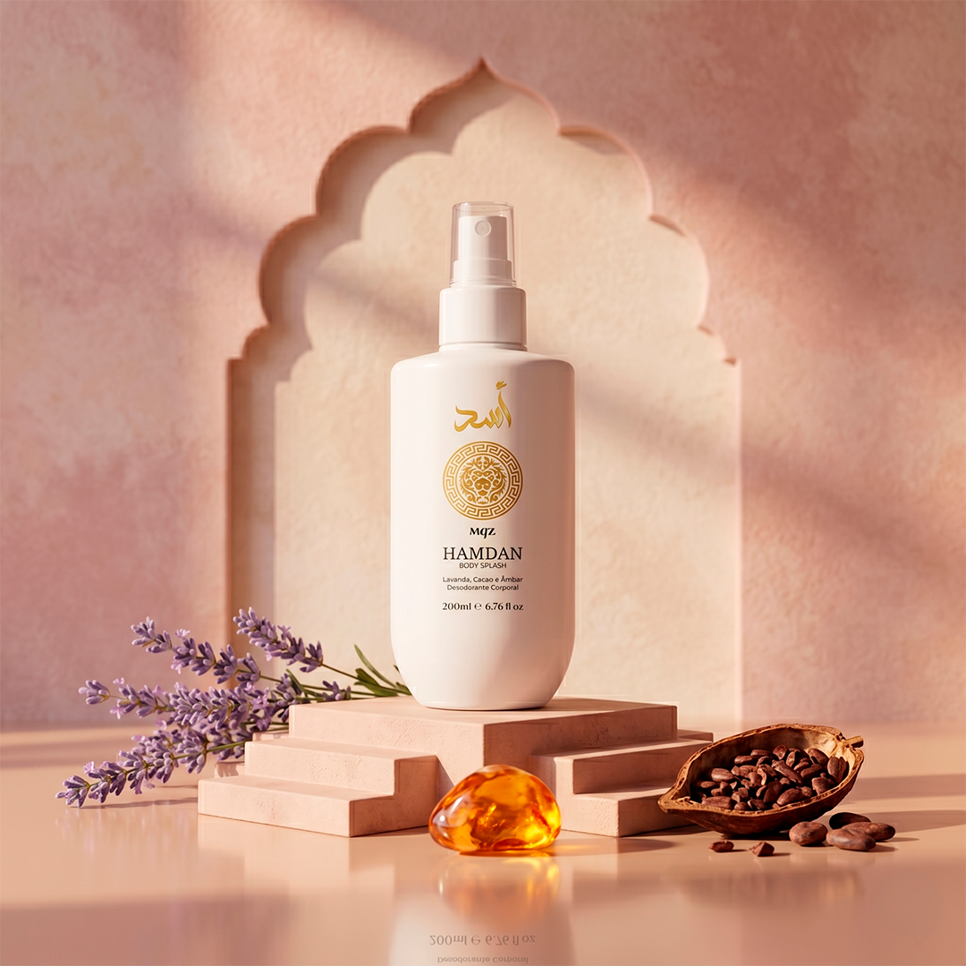 Mahra, Amira, Latifa, Hamdan, Ahmed, Ahmed Elixir, Zayed, Saud e Rashid – Kit 9 Body Splash Árabes
