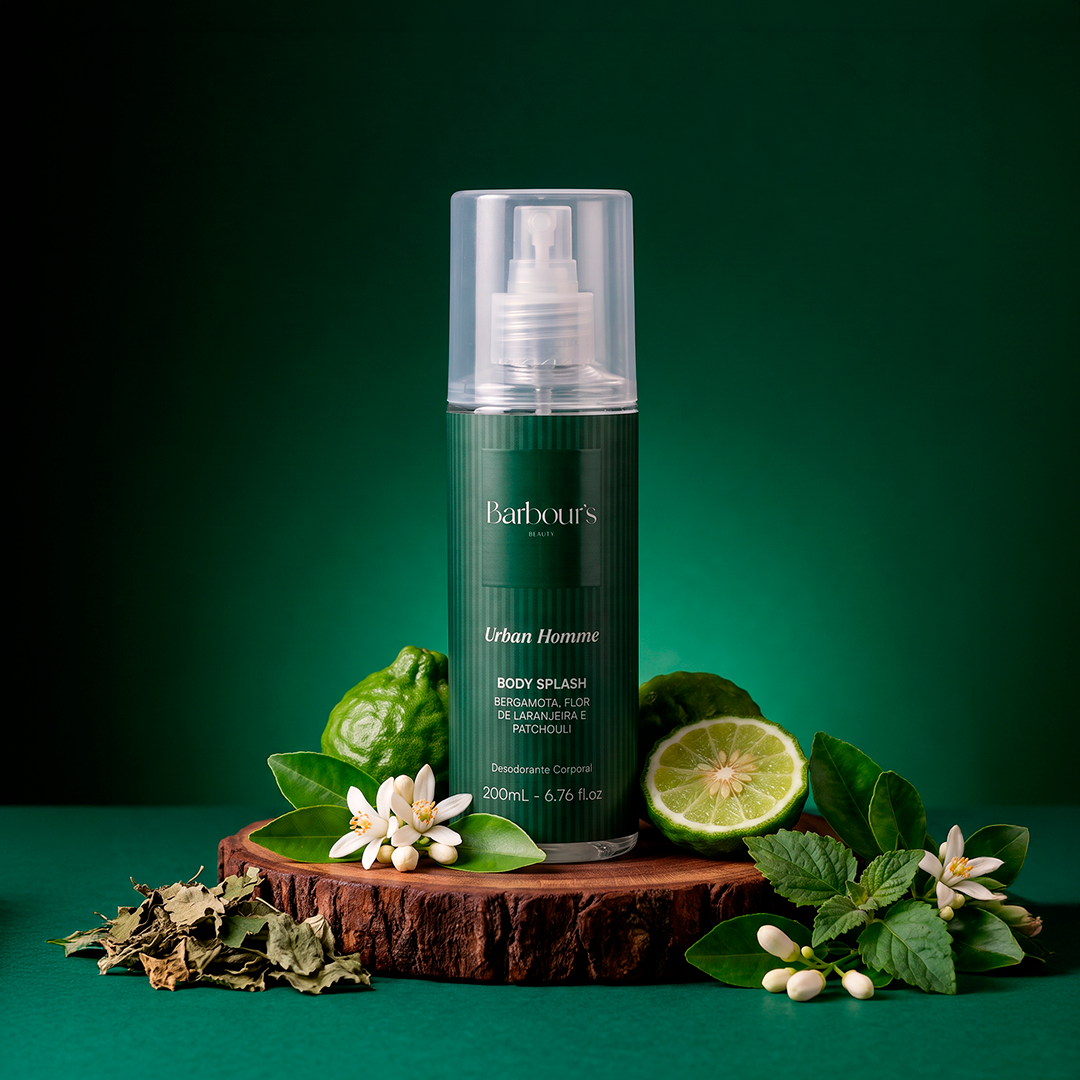 Kit 2 Body Splash Desodorante Colônia 200ml - Signature Homme e Urban Homme