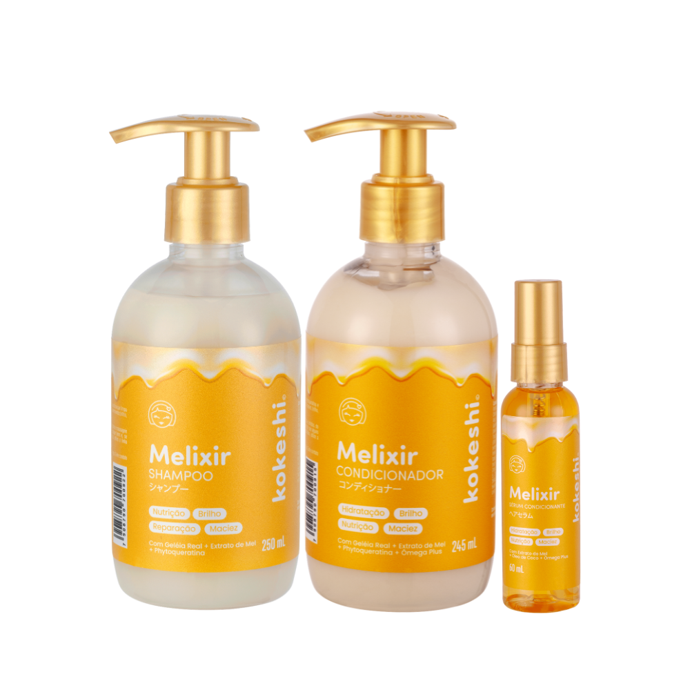 Kit Melixir - Shampoo + Condicionador + Sérum