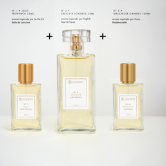Kit Trilogia Essencial: Nº 2 | 100ml + Nº 6 + Nº 1 | 25ml