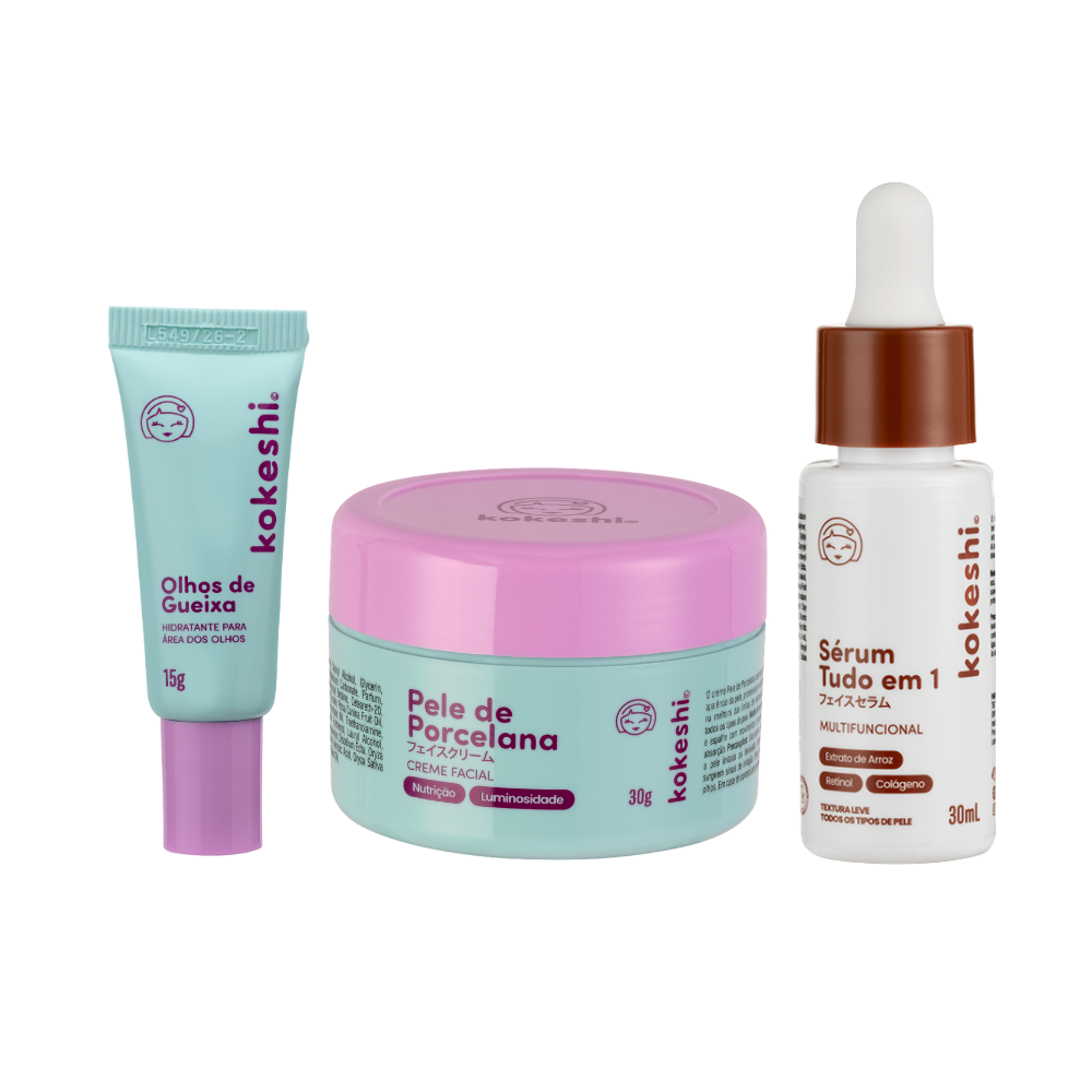 Kit Ritual Hidratação Das Gueixas + Sérum Tudo em 1