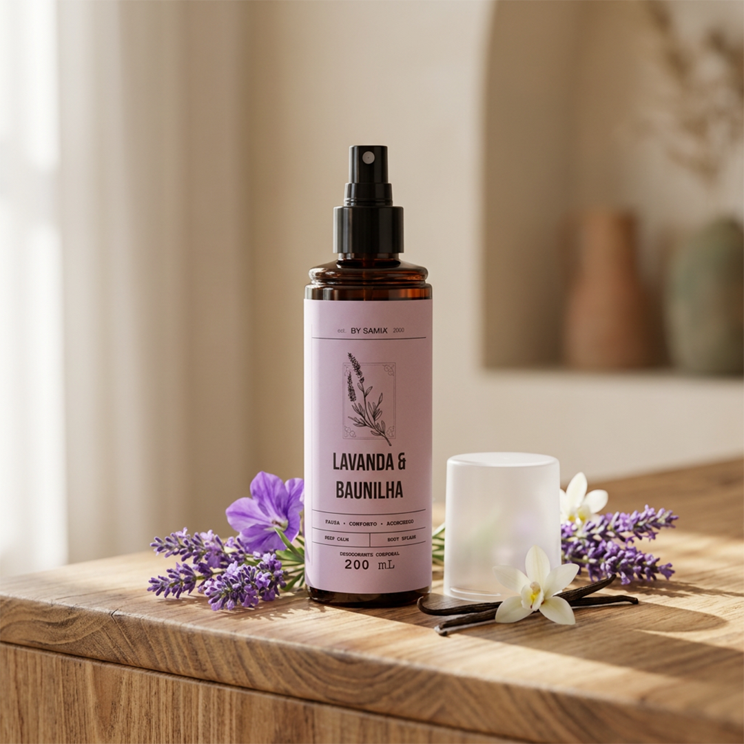 Body Splash Lavanda & Baunilha Deep Calm