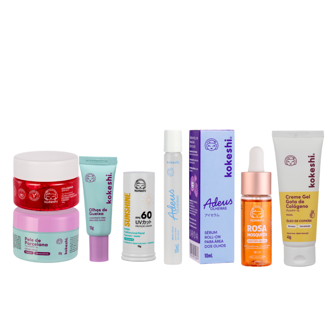 Linha Skincare Completa Kokeshi