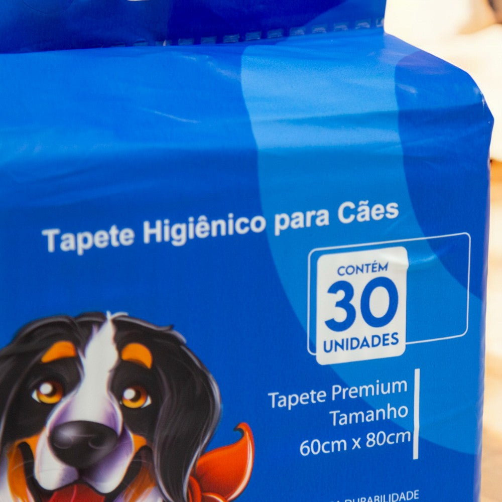 Tapete Higiênico para Cães 60x80cm - 30 Unidades