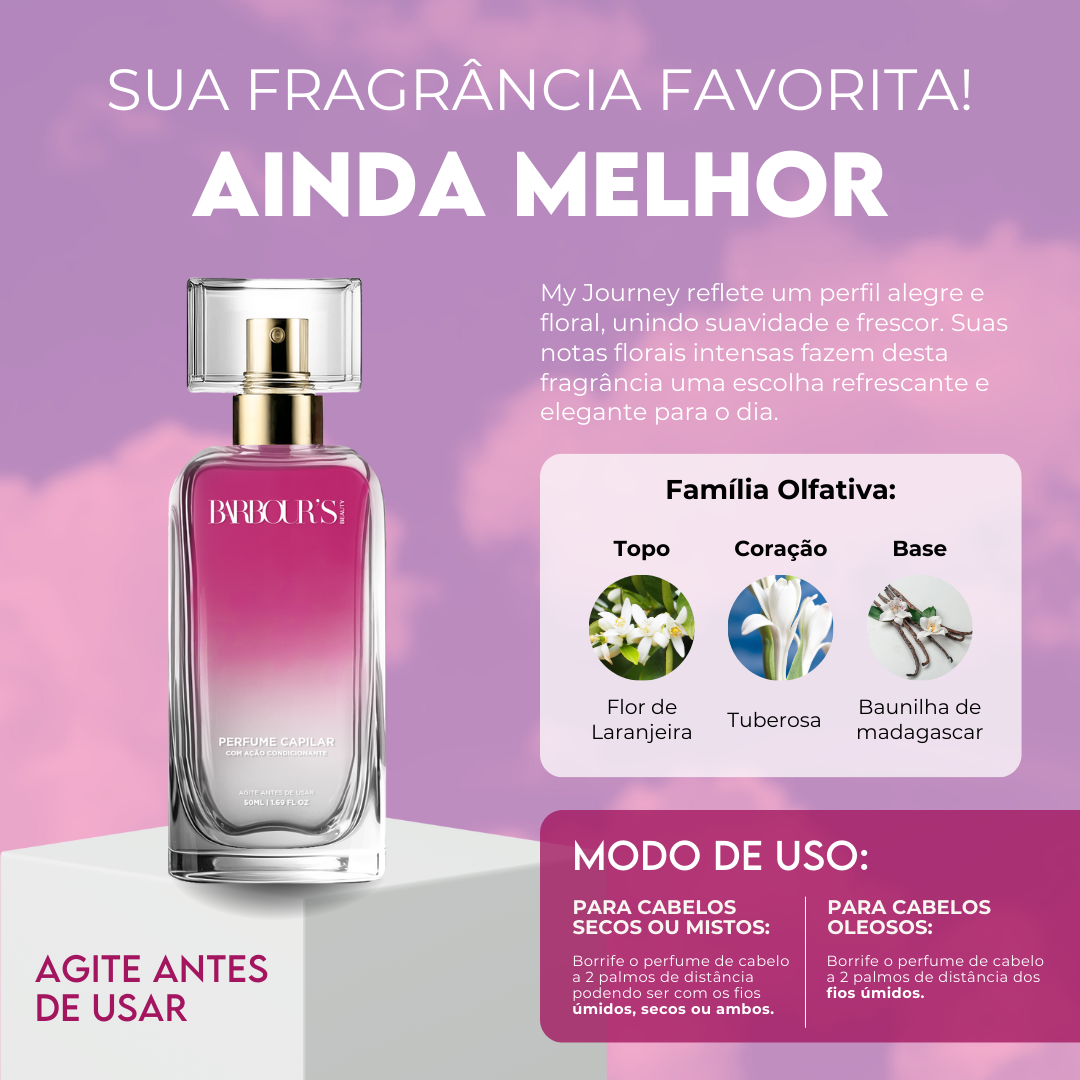 Kit Trilogia Capilar Versátil (3 Perfumes Capilares) - Icon, Endless Soul e My Journey