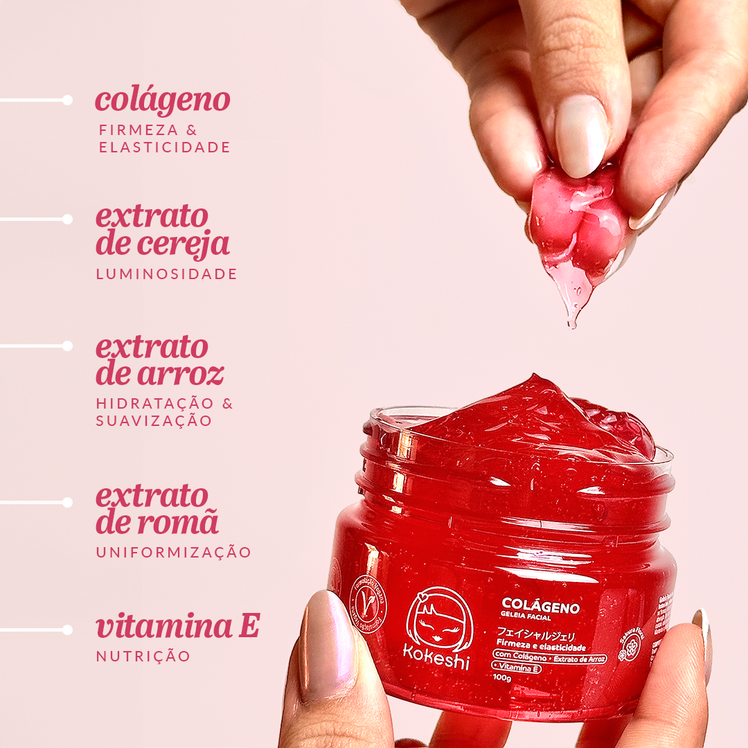 Geleia Facial de Colágeno - 100G