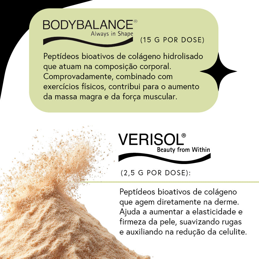 Femme Protein - Colágeno BODYBALANCE® + VERISOL® - Sabor Abacaxi Com Hortelã
