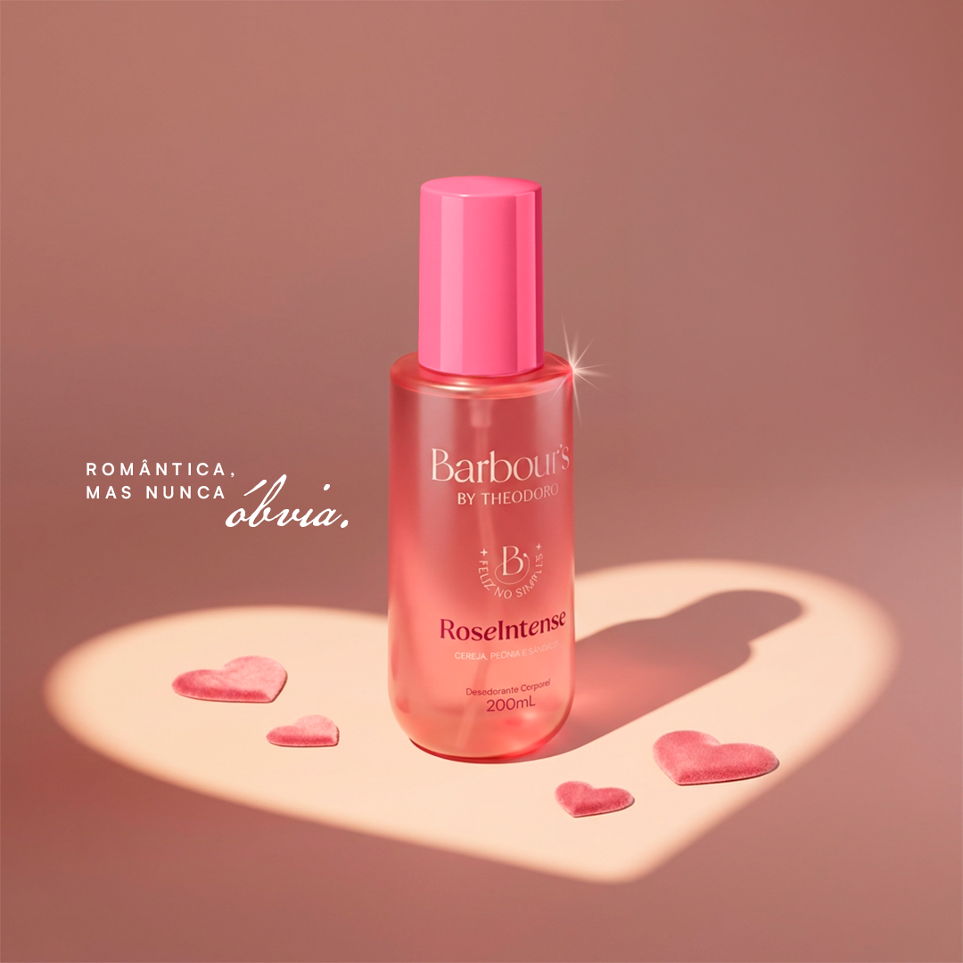 Kit 4 Body Splash Desodorante Corporal Feliz no Simples Barbour’s By Theodoro 200ml