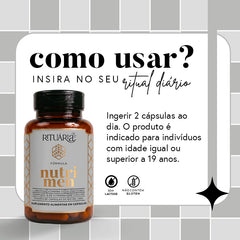 Ritual da Saúde Masculina | Óleo de Abóbora + Nutri Men