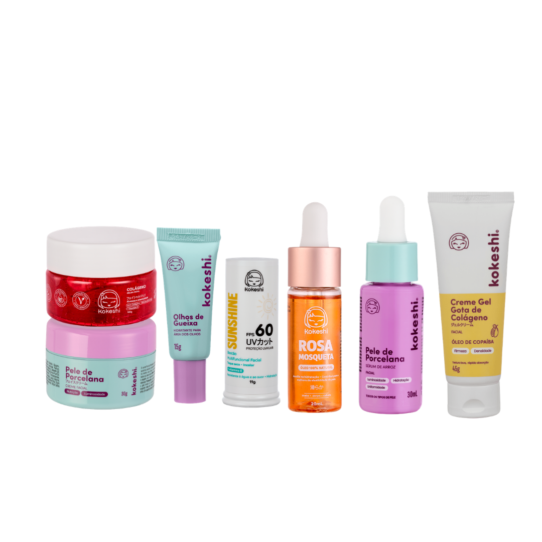 Rotina Skincare Completa Kokeshi