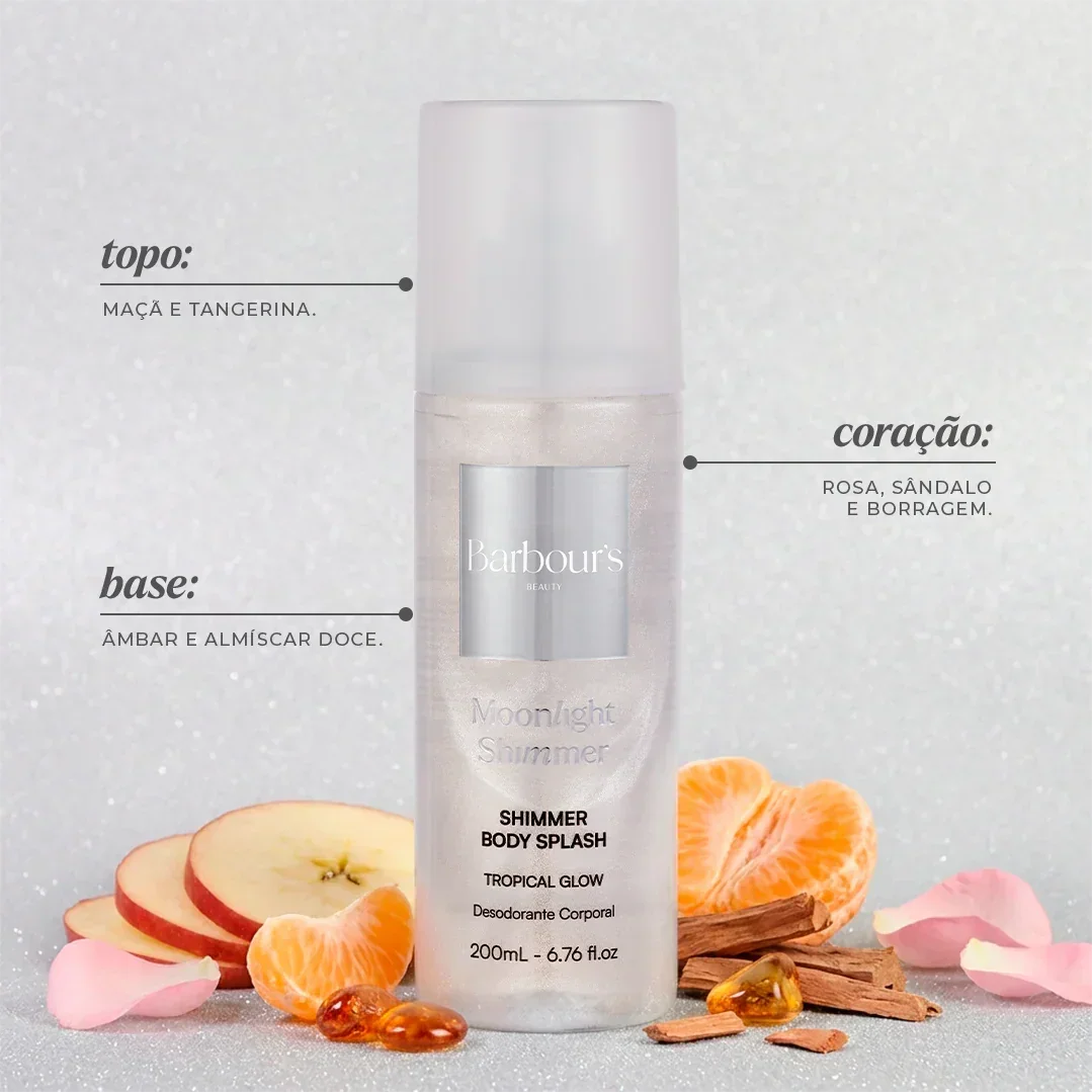 Shimmer Body Splash Moonlight Shimmer Desodorante Colônia 200ml