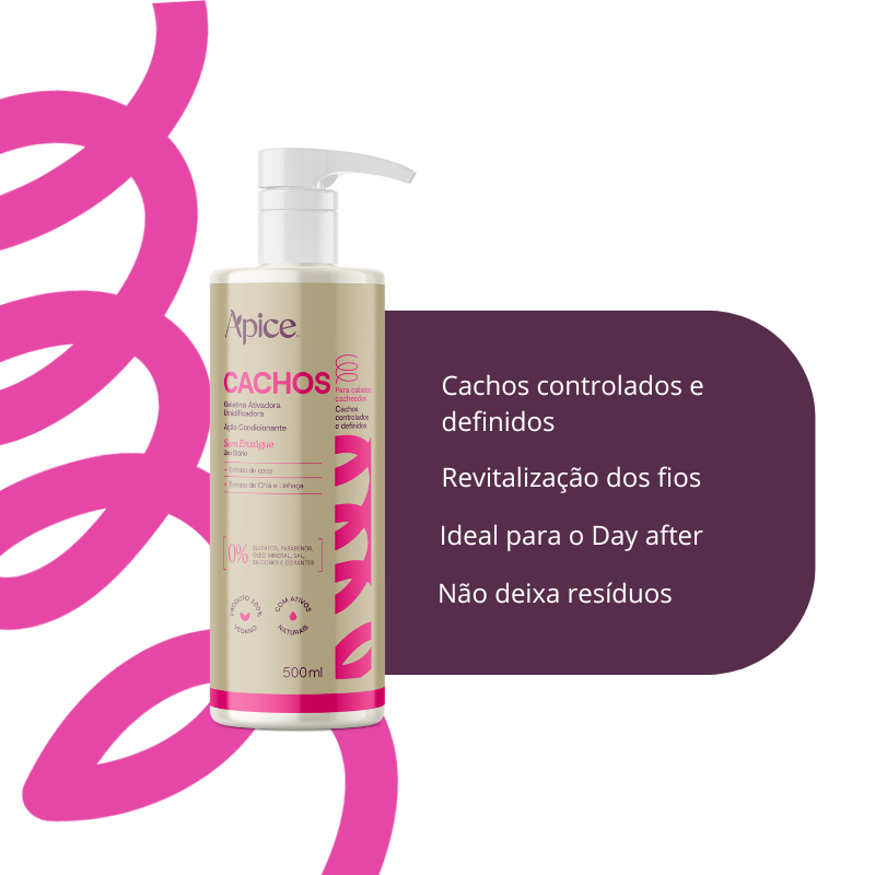 Gelatina Ativadora e Nutritiva Cachos Essence 500ml