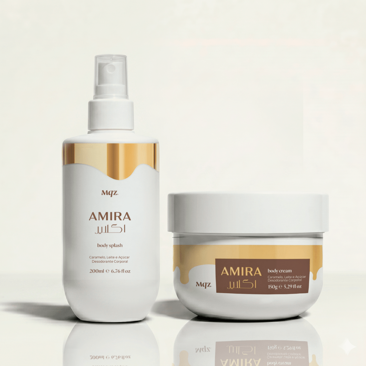 Amira - Kit Body Cream e Body Splash Desodorante