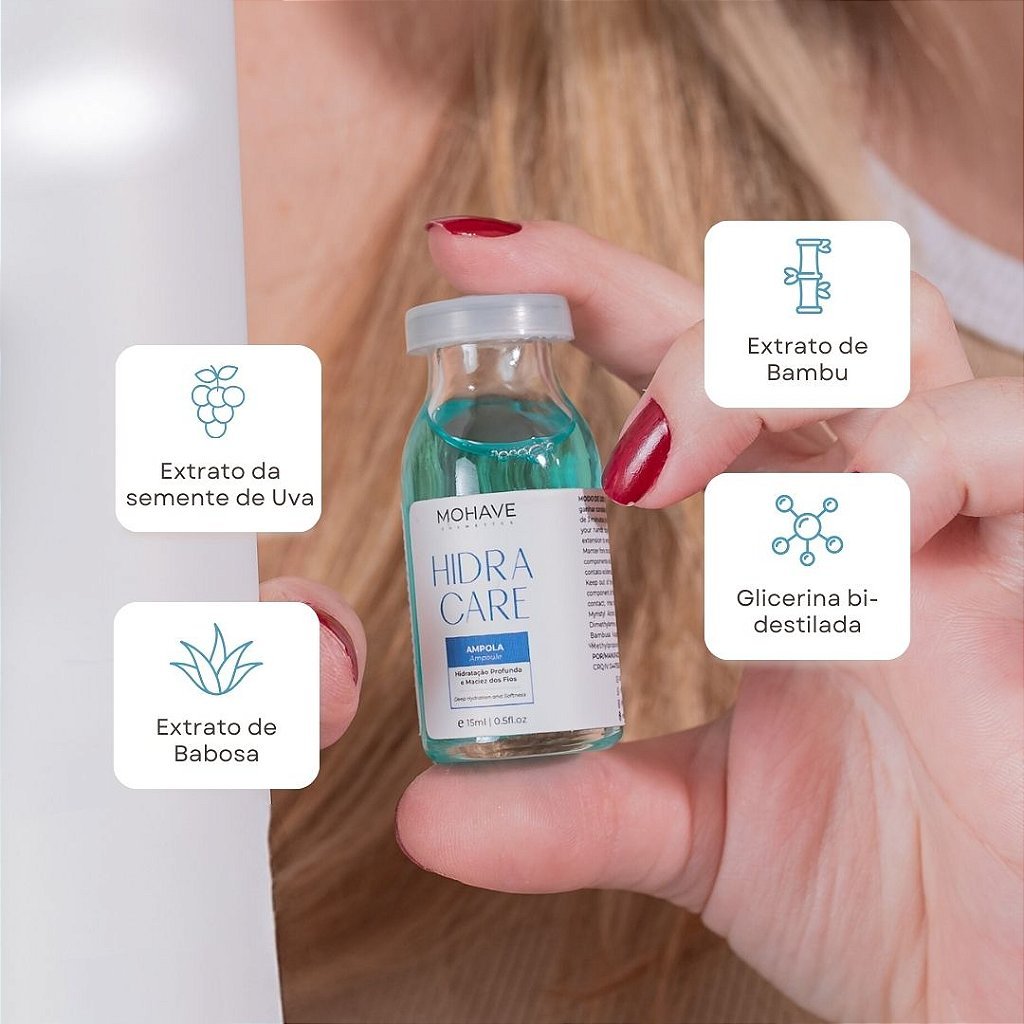 Ampola de Hidratação Instantânea - Hidra Care 15ml - 