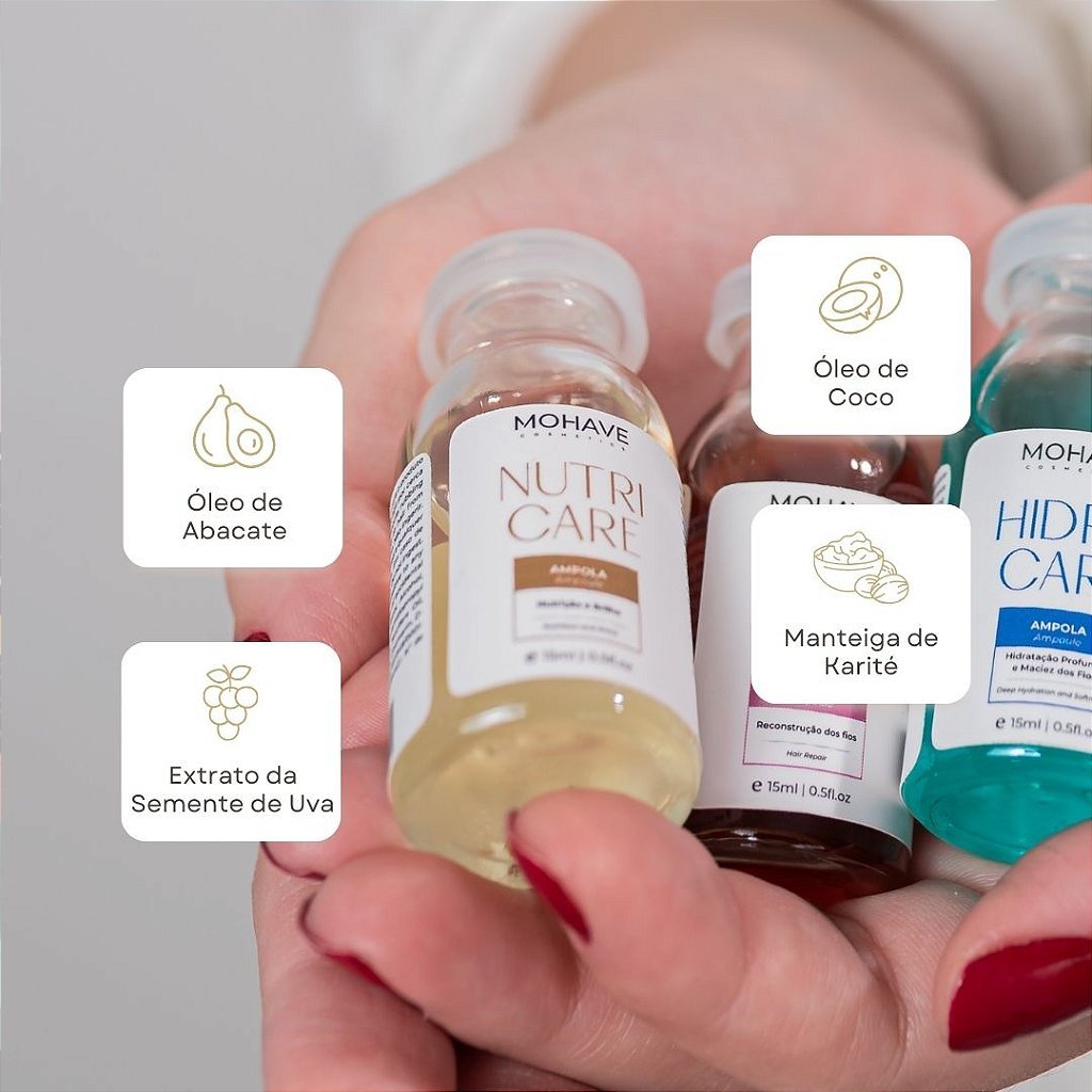 Ampola de Nutrição Instântanea - Nutri Care - 