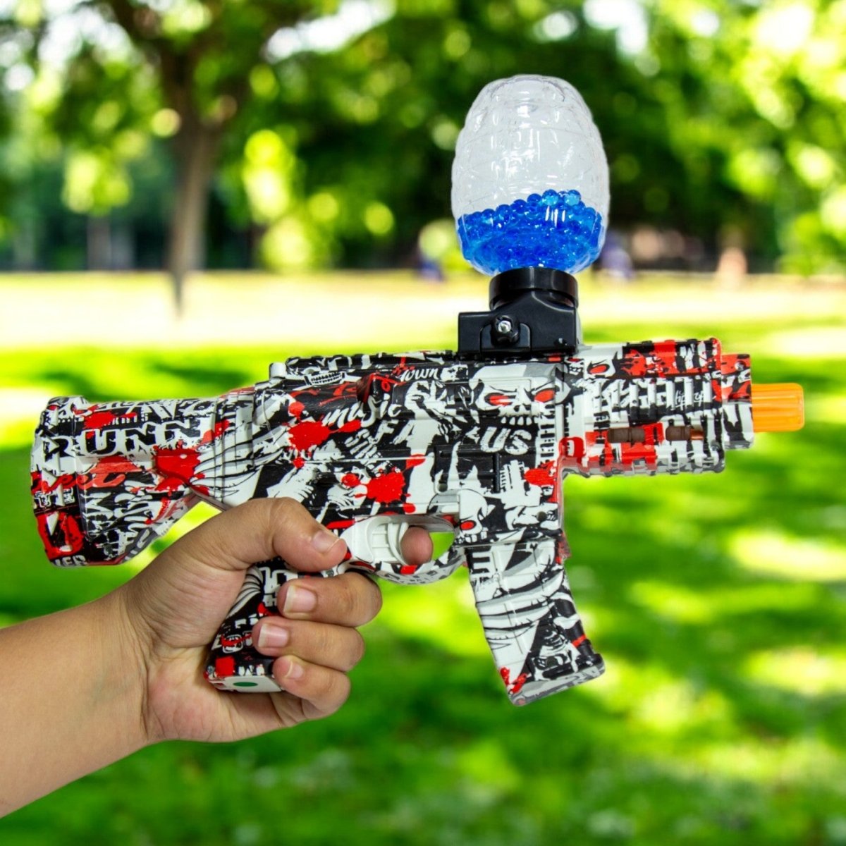 Arma de Brinquedo Atiradora de Bolinhas de Gel AK47