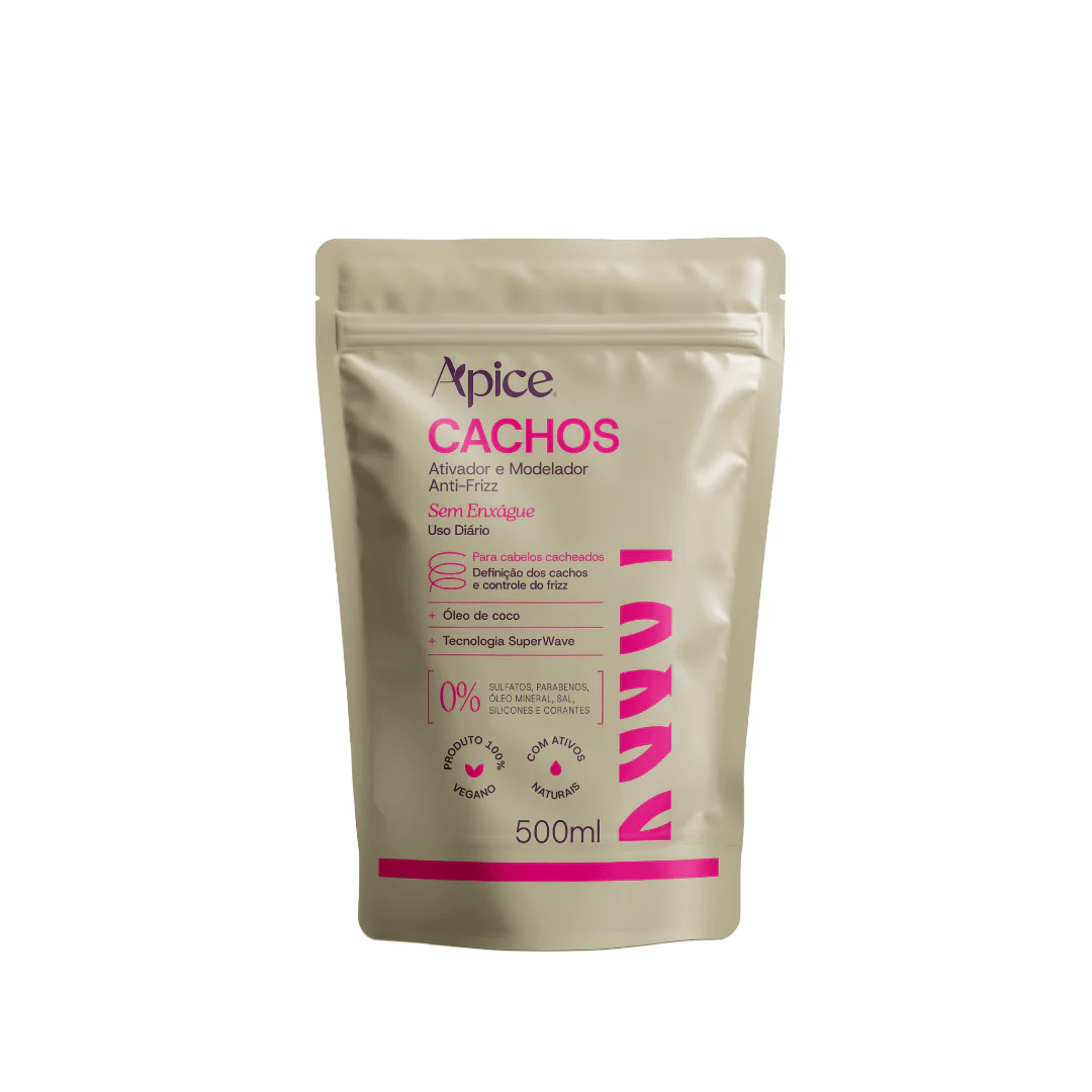 Ativador e Modelador Anti-Frizz Cachos Refil 500ml