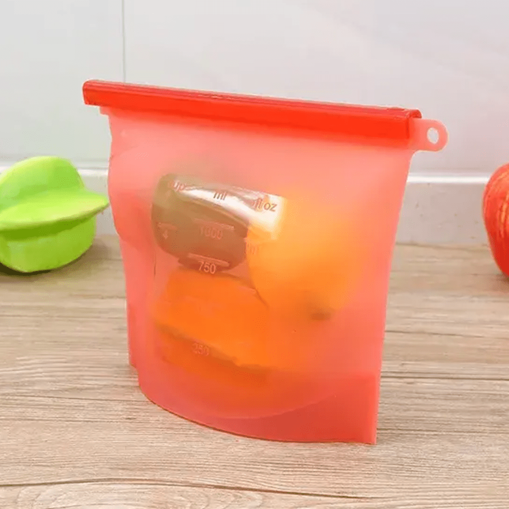 Bag de Silicone Hermética para Alimentos