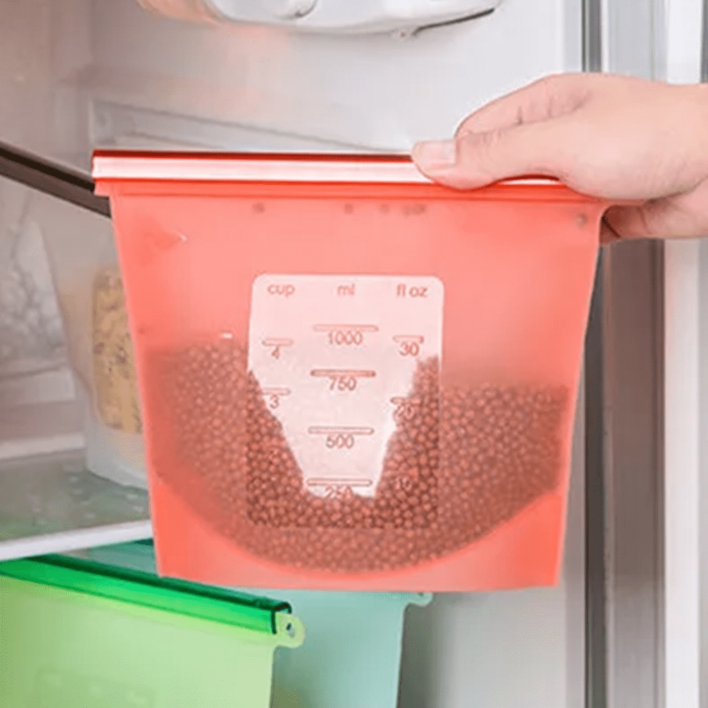 Bag de Silicone Hermética para Alimentos