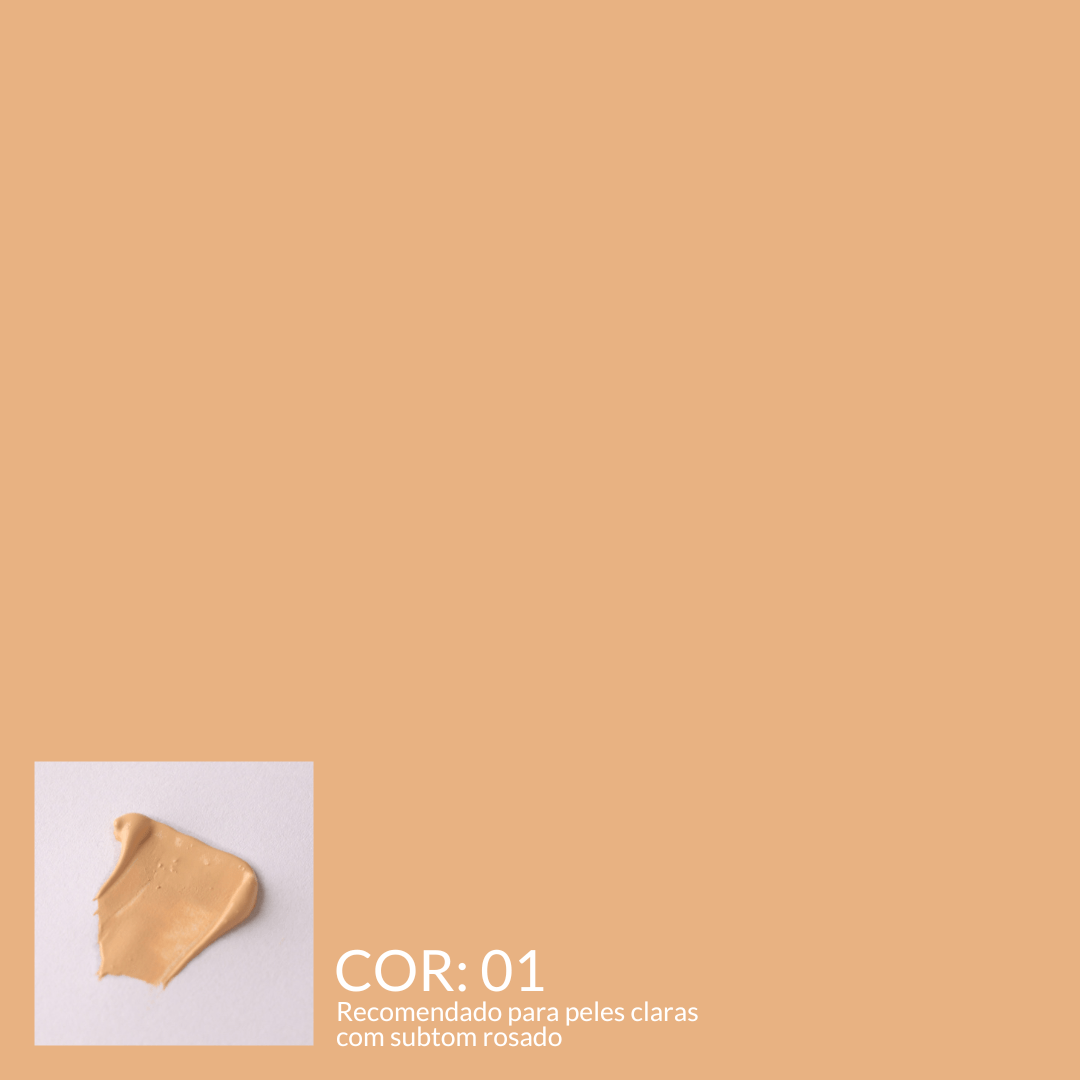 Base Líquida Beauté 25g | Cor: 01