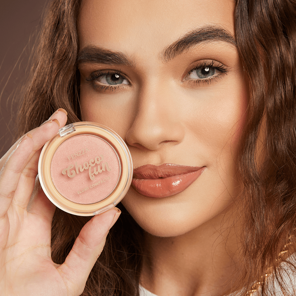 Blush Compacto Choco Fun - Fenzza - Maquiagem VDH03753 - 01