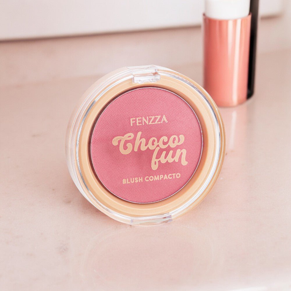 Blush Compacto Choco Fun - Fenzza - Maquiagem VDH03753 - 02