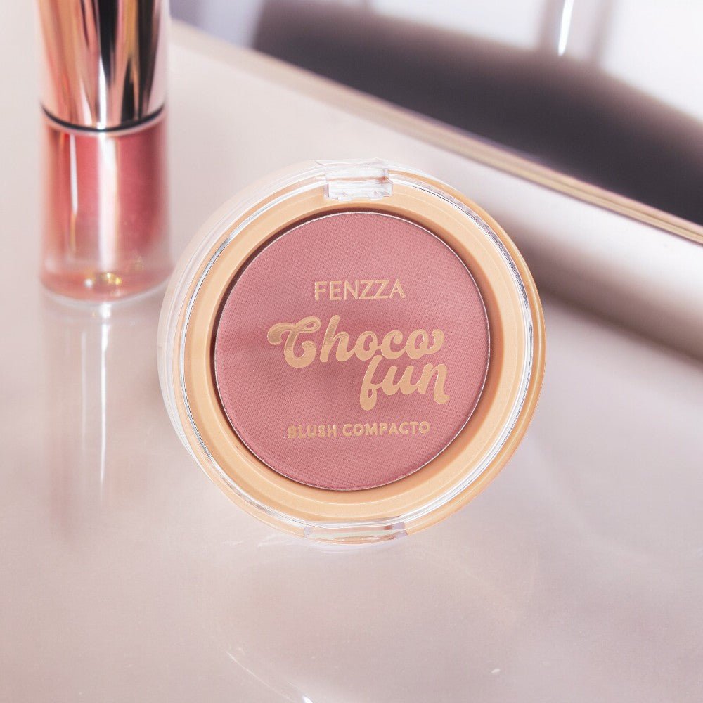 Blush Compacto Choco Fun - Fenzza - Maquiagem VDH03753 - 03