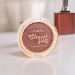 Blush Compacto Choco Fun - Fenzza - Maquiagem VDH03753 - 04