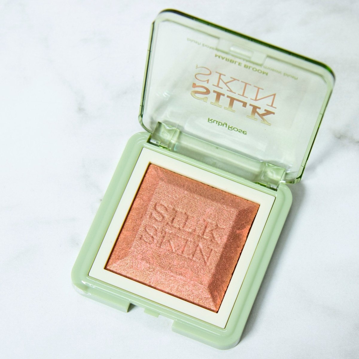 Blush Marble Bloom - Ruby Rose Silk Skin