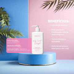 Body Cream My Sweet Delight Loção Desodorante Hidratante Corporal 300g