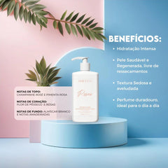 Body Cream Roses Loção Desodorante Hidratante Corporal 300g