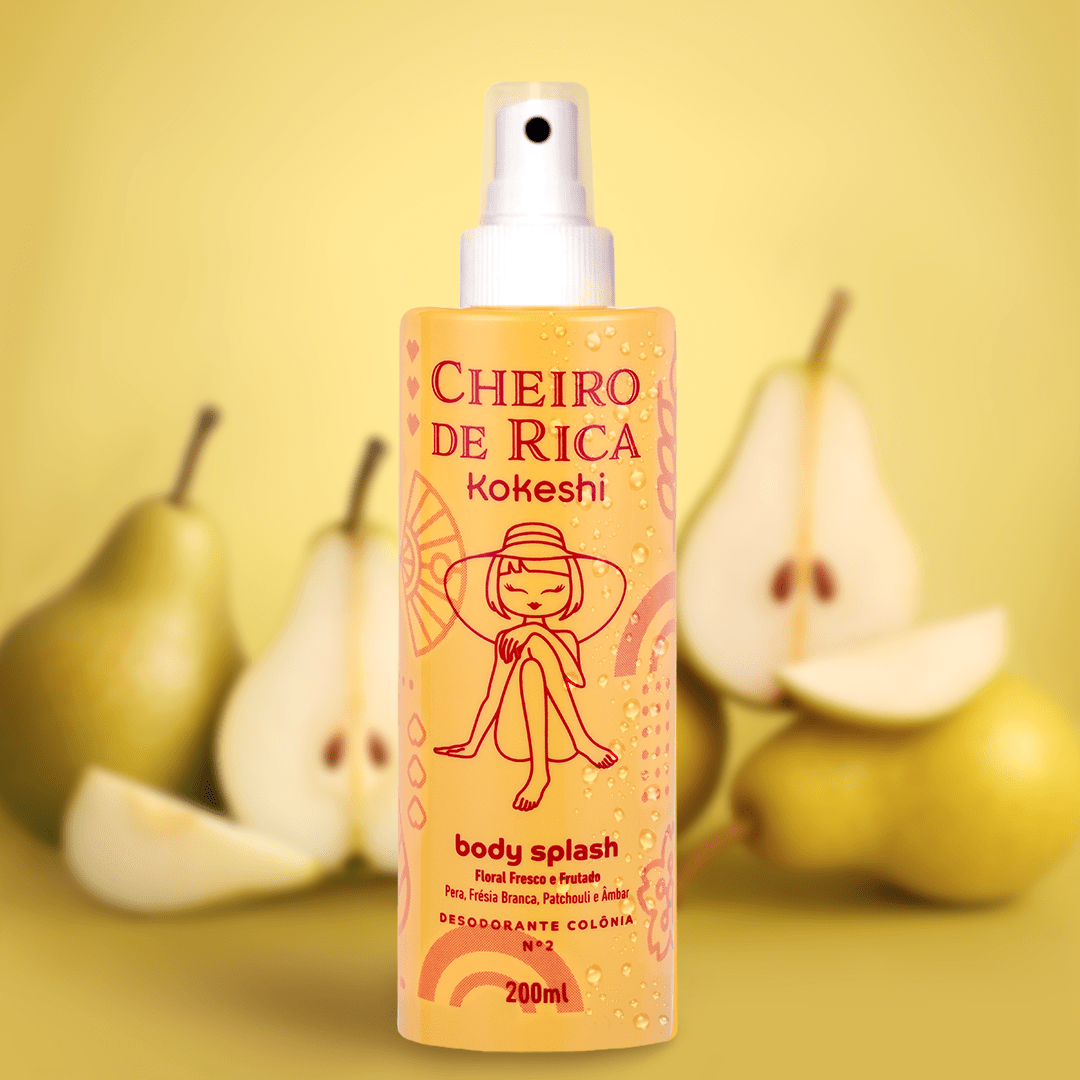 Body Splash - Cheiro de Rica Floral Fresco e Frutado