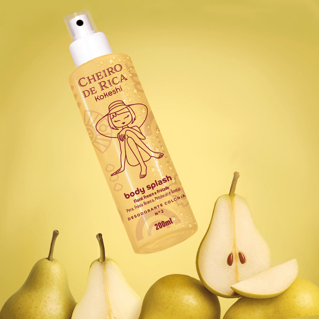 Body Splash - Cheiro de Rica Floral Fresco e Frutado